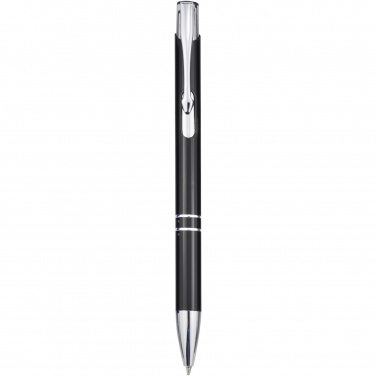 Logotrade promotional item image of: Moneta aluminium click ballpoint pen (black ink)
