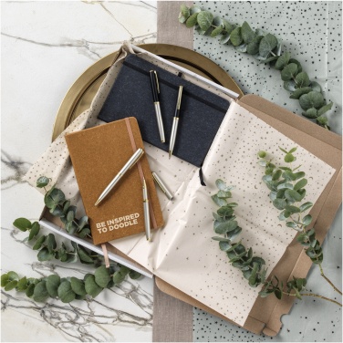 Logotrade advertising products photo of: Atlana leather pieces notebook