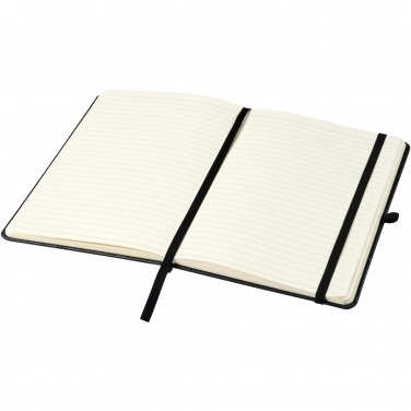Logo trade promotional merchandise photo of: Atlana leather pieces notebook
