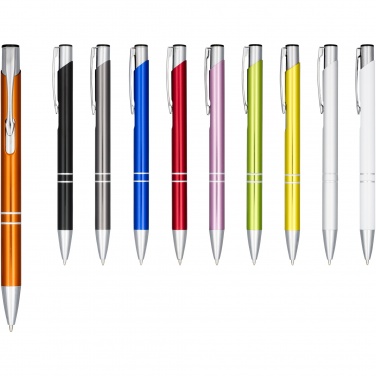 Logotrade corporate gifts photo of: Moneta anodized aluminium click ballpoint pen