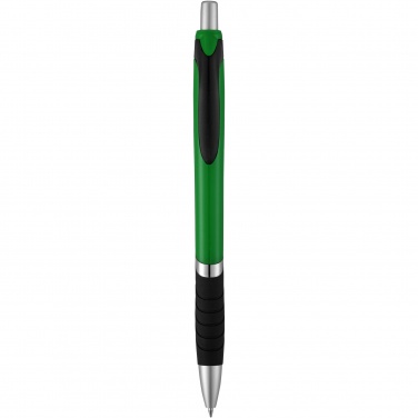Logo trade corporate gifts picture of: Turbo ballpoint pen with rubber grip