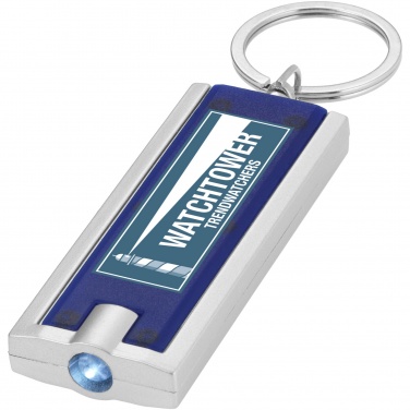 Logo trade promotional item photo of: Castor LED keychain light