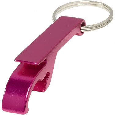 Logo trade corporate gifts image of: Tao bottle and can opener keychain