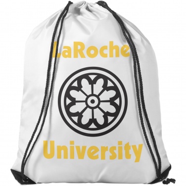Logo trade corporate gifts image of: Oriole premium drawstring bag 5L