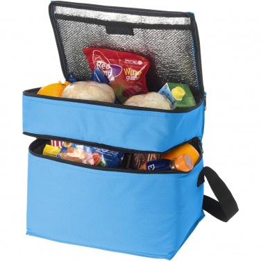 Logotrade corporate gift picture of: Oslo 2-zippered compartments cooler bag 13L