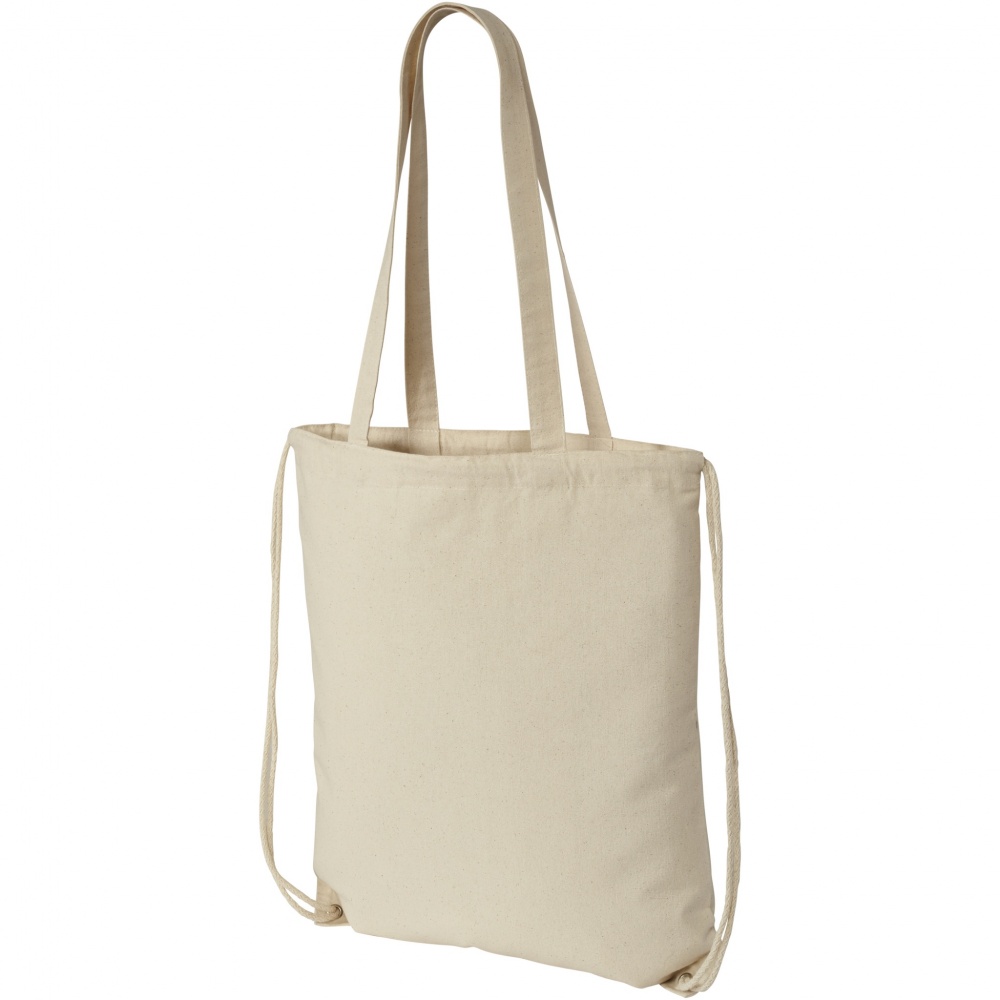 Logo trade advertising products image of: Eliza 240 g/m² cotton drawstring bag 6L