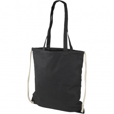 Logo trade promotional giveaways picture of: Eliza 240 g/m² cotton drawstring bag 6L