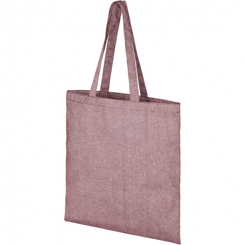 Logo trade corporate gifts image of: Pheebs 150 g/m² recycled tote bag 7L