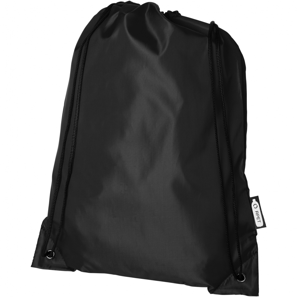 Logo trade promotional gifts image of: Oriole RPET drawstring bag 5L