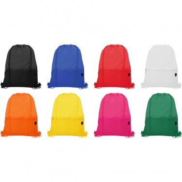 Logo trade promotional merchandise picture of: Oriole mesh drawstring bag 5L