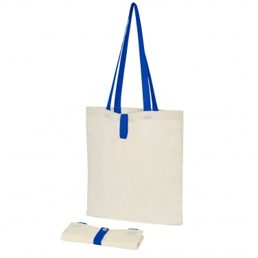 Logo trade promotional merchandise image of: Nevada 100 g/m² cotton foldable tote bag 7L