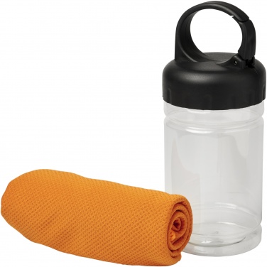 Logo trade promotional product photo of: Remy cooling towel in PET container