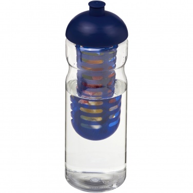 Logo trade corporate gifts image of: H2O Active® Base 650 ml dome lid sport bottle & infuser