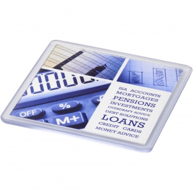 Logotrade promotional giveaways photo of: Ellison square plastic coaster with paper insert