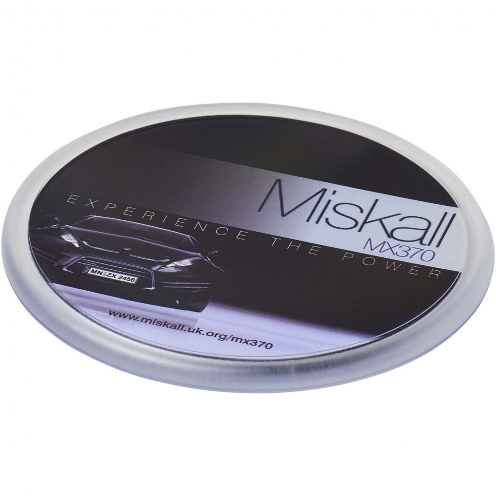 Logotrade promotional product image of: Ellison round plastic coaster with paper insert