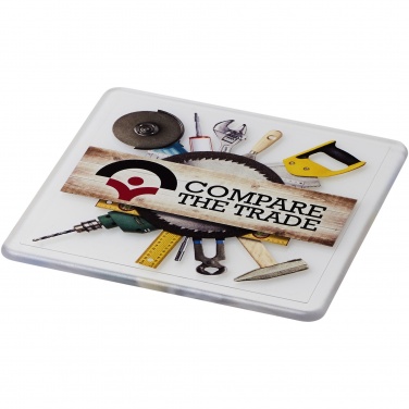 Logotrade promotional merchandise photo of: Renzo square plastic coaster