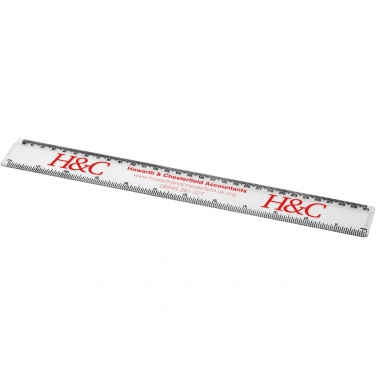 Logo trade promotional merchandise image of: Renzo 30 cm plastic ruler