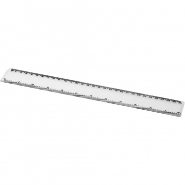 Logo trade promotional items image of: Renzo 30 cm plastic ruler