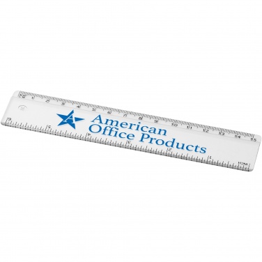 Logo trade promotional gifts picture of: Renzo 15 cm plastic ruler