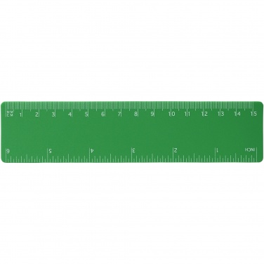 Logotrade promotional item picture of: Rothko 15 cm plastic ruler