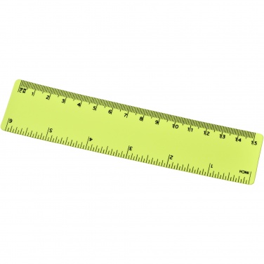 Logotrade promotional item image of: Rothko 15 cm plastic ruler