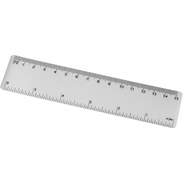 Logo trade advertising products image of: Rothko 15 cm plastic ruler