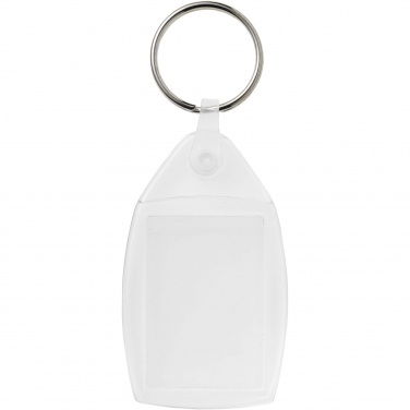 Logo trade promotional items image of: Lita P6 keychain with plastic clip