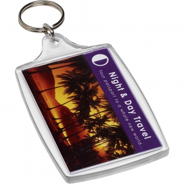 Logo trade corporate gifts image of: Orca L4 large keychain