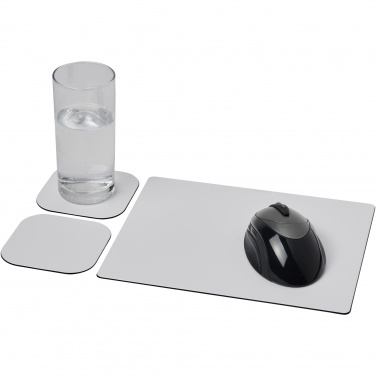 Logo trade promotional gift photo of: Brite-Mat® mouse mat and coaster set combo 3