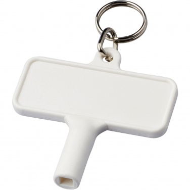 Logo trade promotional giveaways picture of: Largo plastic radiator key with keychain