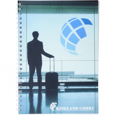 Logotrade corporate gift image of: Desk-Mate® wire-o A5 notebook PP cover