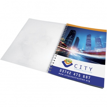 Logo trade corporate gifts picture of: Desk-Mate® wire-o A5 notebook PP cover