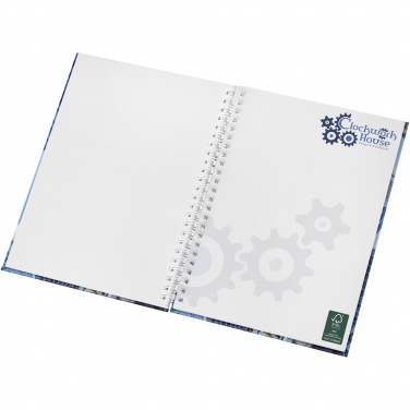 Logo trade advertising products image of: Wire-o A5 notebook hard cover