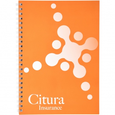 Logo trade promotional giveaways picture of: Desk-Mate® A5 notebook synthetic cover