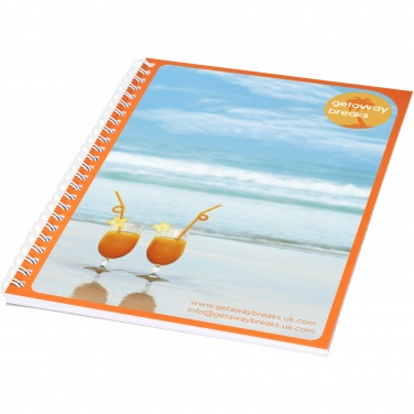 Logotrade promotional merchandise image of: Desk-Mate® A5 notebook synthetic cover