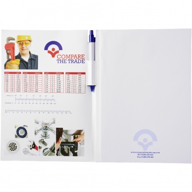 Logo trade promotional gifts image of: Essential conference pack A4 notepad and pen