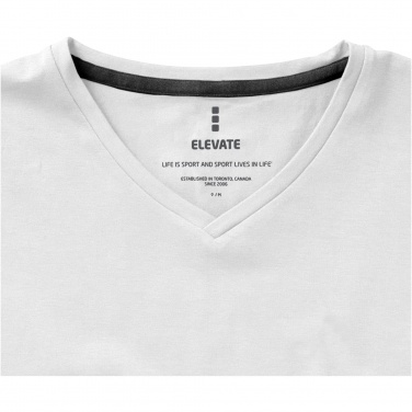 Logo trade advertising products picture of: Kawartha short sleeve women's organic V-neck t-shirt