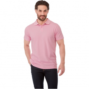 Logo trade business gift photo of: Helios short sleeve men's polo