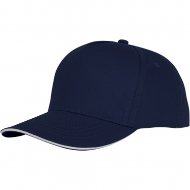 Logo trade business gift photo of: Ceto 5 panel sandwich cap