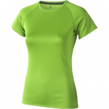 Logo trade promotional merchandise photo of: Niagara short sleeve women's cool fit t-shirt