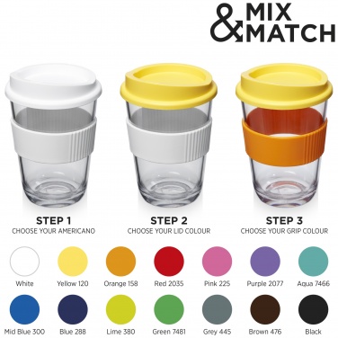 Logotrade promotional merchandise picture of: Americano® Cortado 300 ml tumbler with grip