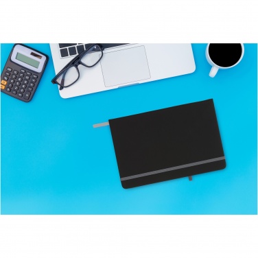 Logo trade promotional gifts image of: Noir medium notebook