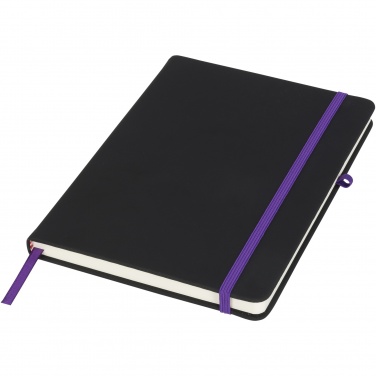 Logo trade promotional items image of: Noir medium notebook