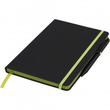 Logo trade promotional gifts image of: Noir Edge medium notebook