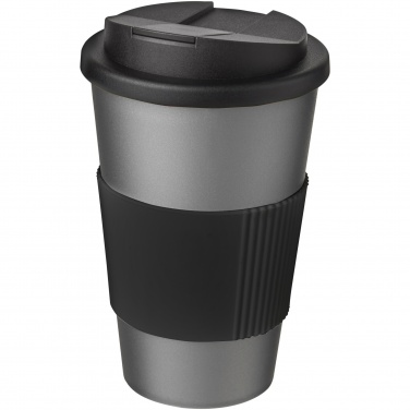 Logotrade promotional products photo of: Americano® 350 ml tumbler with grip & spill-proof lid