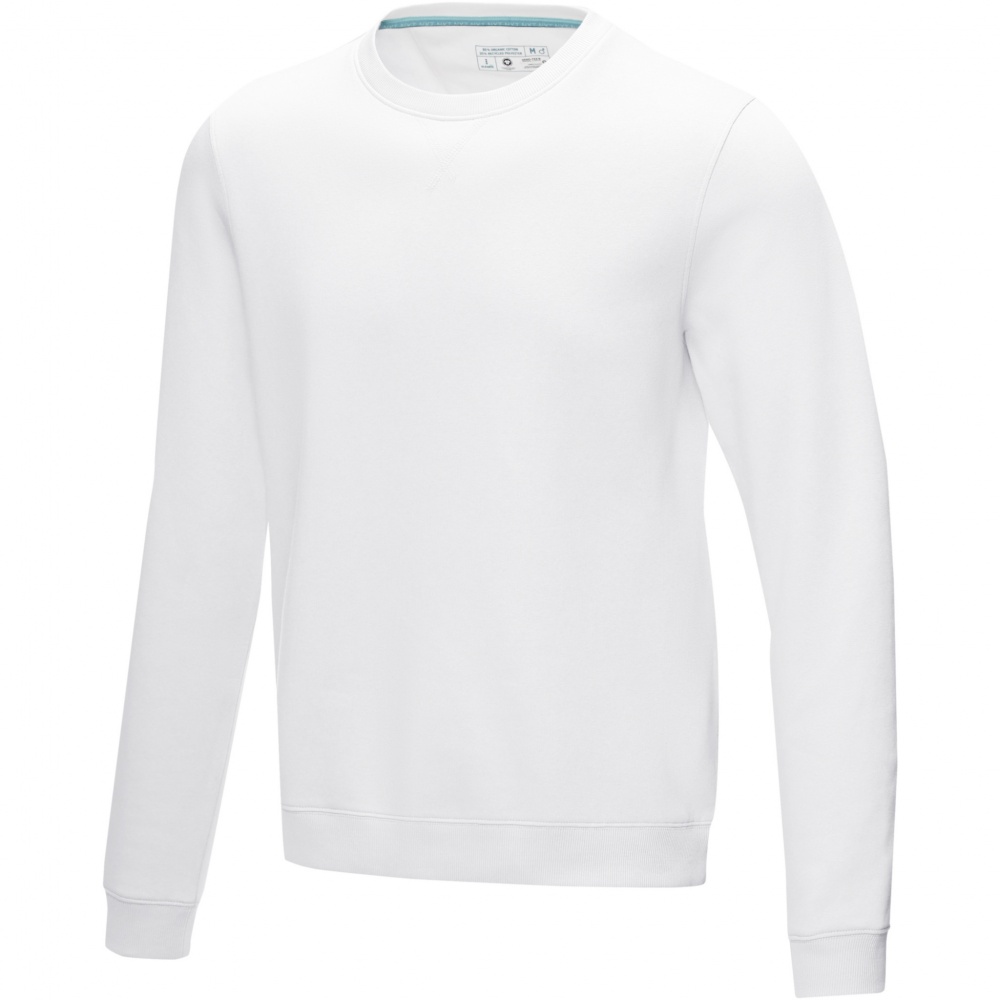 Logo trade business gift photo of: Jasper men’s organic recycled crewneck sweater