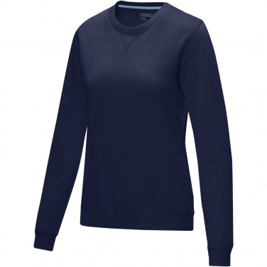 Logotrade promotional merchandise image of: Jasper women’s organic recycled crewneck sweater
