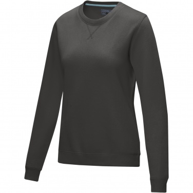 Logo trade corporate gifts picture of: Jasper women’s organic recycled crewneck sweater