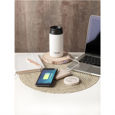 Logo trade advertising products image of: Naka 5W wheat straw wireless charging pad