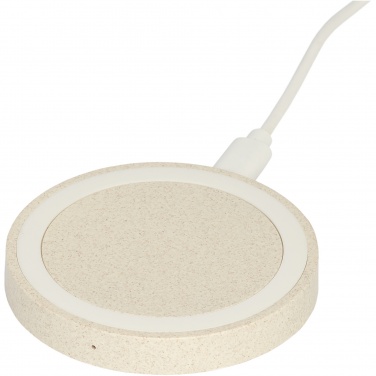 Logotrade promotional item image of: Naka 5W wheat straw wireless charging pad